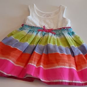 Rainbow place toddler dress NWOT